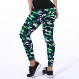 High Elastic Skinny Camouflage Legging