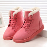 Suede Ankle Snow Warm Fur Plush Insole Boot