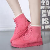 Suede Ankle Snow Warm Fur Plush Insole Boot