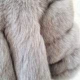 Real Fur Whole Skin Real Fox Fur Parka