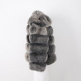 Elegant Winter Thick Real Fox Fur Long Sleeve Parka