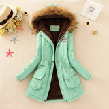 Elegant Thickening Cotton Winter Outwear Parka