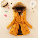 Elegant Thickening Cotton Winter Outwear Parka