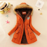 Elegant Thickening Cotton Winter Outwear Parka