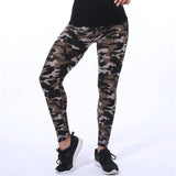 High Elastic Skinny Camouflage Legging