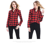 Long Sleeve Shirts Flannel Plaid Shirt