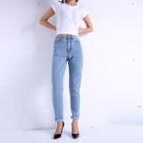 Vintage High Waist full Length Loose Cowboy Jeans