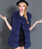 Faux Fur Casual Slim Sleeveless Fur Vest