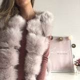 Faux Fur Casual Slim Sleeveless Fur Vest