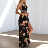 Floral Vestidos Mujeres Sexy Maxi