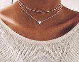 Personality Circle Lariat Pendant Gold Color High Quality Choker Necklace