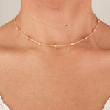 Personality Circle Lariat Pendant Gold Color High Quality Choker Necklace