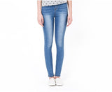 High Waist Elastic Plus Stretch denim Skinny pencil Jeans