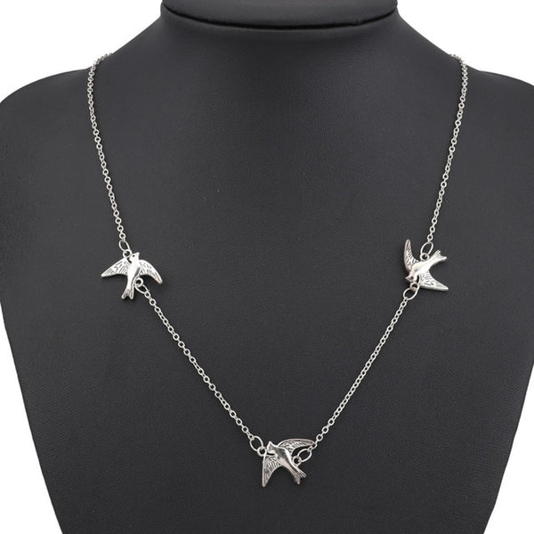 Clavicle Chain Birds Choker Necklaces & Pendant