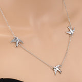 Clavicle Chain Birds Choker Necklaces & Pendant