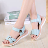 Comfortable Leather Casual Hook Loop Sandal