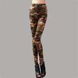 High Elastic Skinny Camouflage Legging