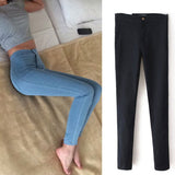 Push Up Pencil Vintage High Waist Stretch Skinny Jean