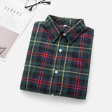 Long Sleeve Shirts Flannel Plaid Shirt