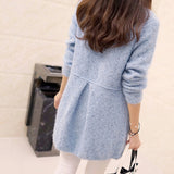 Long Sleeve Crochet Cardigan Knitted Sweater