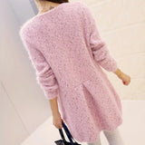 Long Sleeve Crochet Cardigan Knitted Sweater