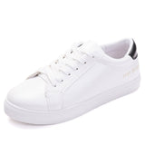 Vulcanize White Platform Casual Shoes