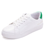 Vulcanize White Platform Casual Shoes