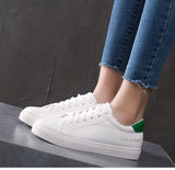 Vulcanize White Platform Casual Shoes