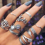 Bohemia Antique Multi Design Rings