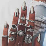 Bohemia Antique Multi Design Rings