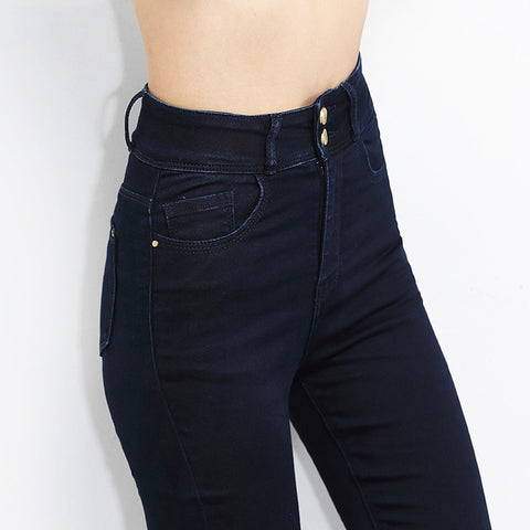 High Waist Denim Elastic Skinny Pencil Stretch Jeans