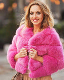 Real Fox Fur 4 Panels Natural Genuine Fox Fur