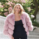 Real Fox Fur 4 Panels Natural Genuine Fox Fur