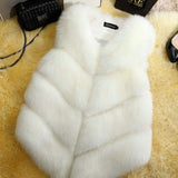 Faux Fur Winter Waist Fur Vest