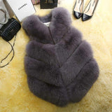 Faux Fur Winter Waist Fur Vest