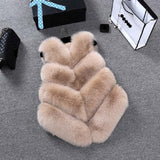 Faux Fur Winter Waist Fur Vest