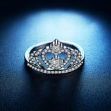 Crown Shape Rhinestone Crystal Ring