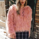 Mother and Daughter Shaggy Faux Fur Coat