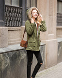 Elegant Thickening Cotton Winter Outwear Parka