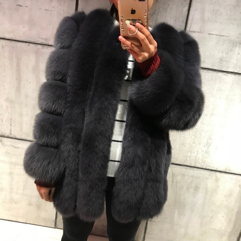 Real Fur Coat Natural Fur