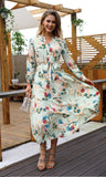Floral Summer Maxi Dress