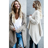 High Quality Mohair Knitted Long Sleeve Cardigans