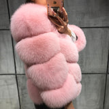 Real Fur Fox Strip Jacket