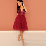 Sexy Party Backless Sequin Party Club Dress