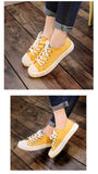 Vulcanize Spring Casual Canvas Breathable Walking Shoes