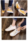 Vulcanize Spring Casual Canvas Breathable Walking Shoes