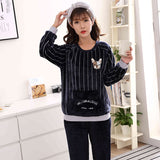 Cute Flannel Warm Winter Sleepwear