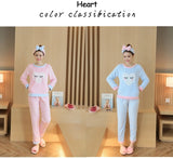 Winter Warm Cute Heart Lovely Couple Sleepwear Suit Unise