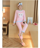 Winter Warm Cute Heart Lovely Couple Sleepwear Suit Unise